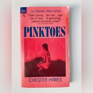 Pink Toes Chester Himes 1966 Dell Putnam First U.S. Printing Vintage PB Erotica